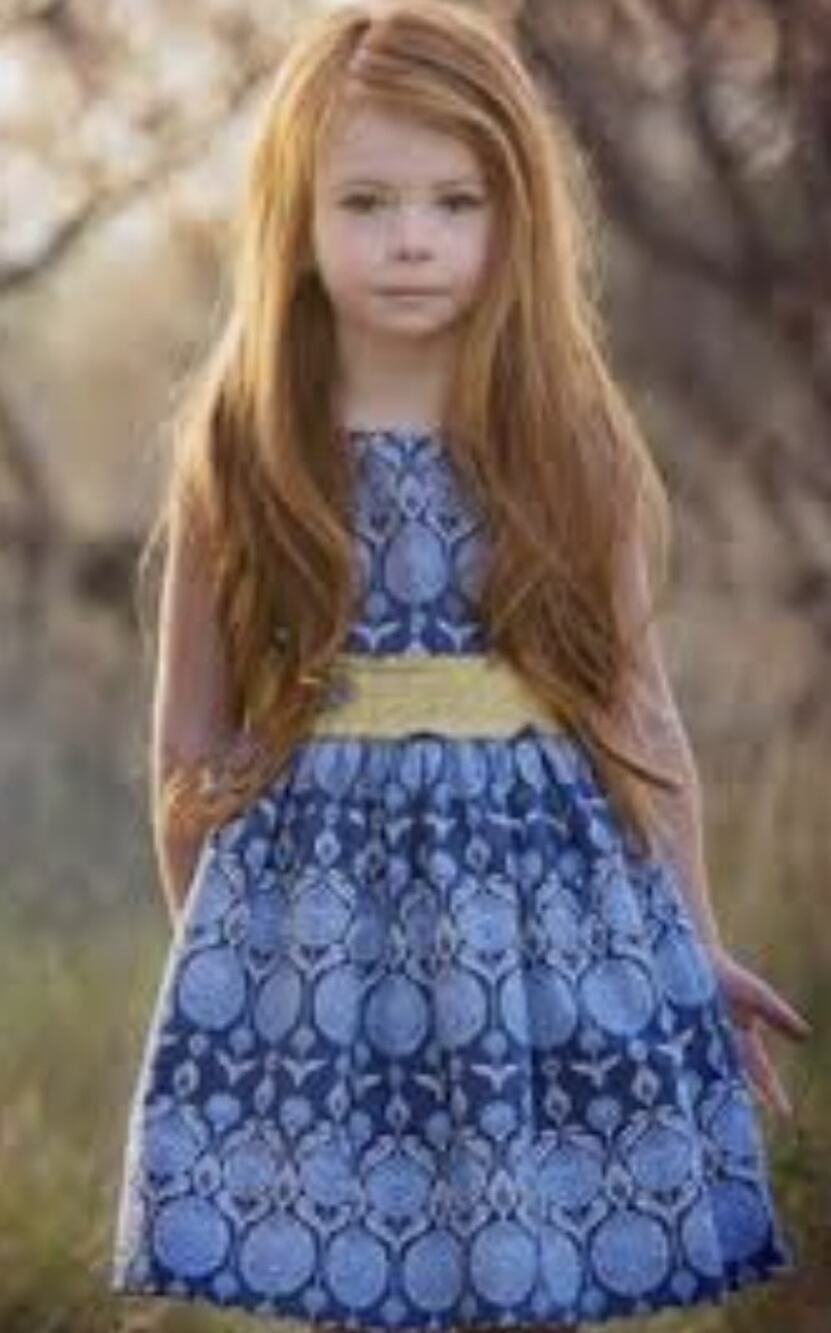 Persnickety Girls Kate Dress Penny Lane Collection Blue Girls Size 2 NEW! Rare